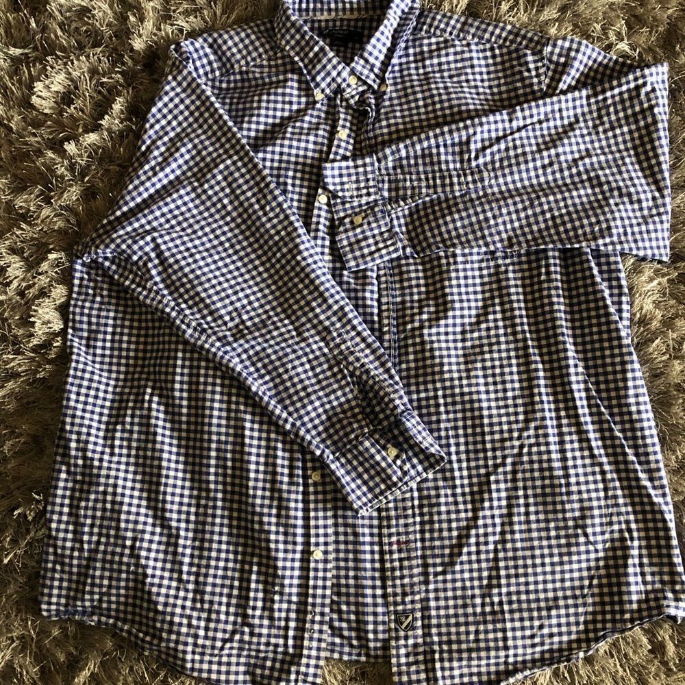 Daniel CREMieux 💫blue and white 💫checkered